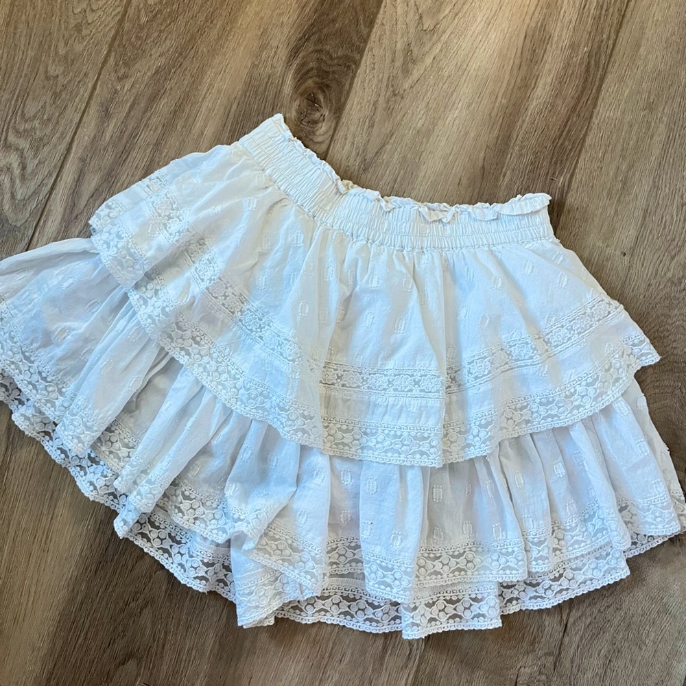 white AE flowy skirt